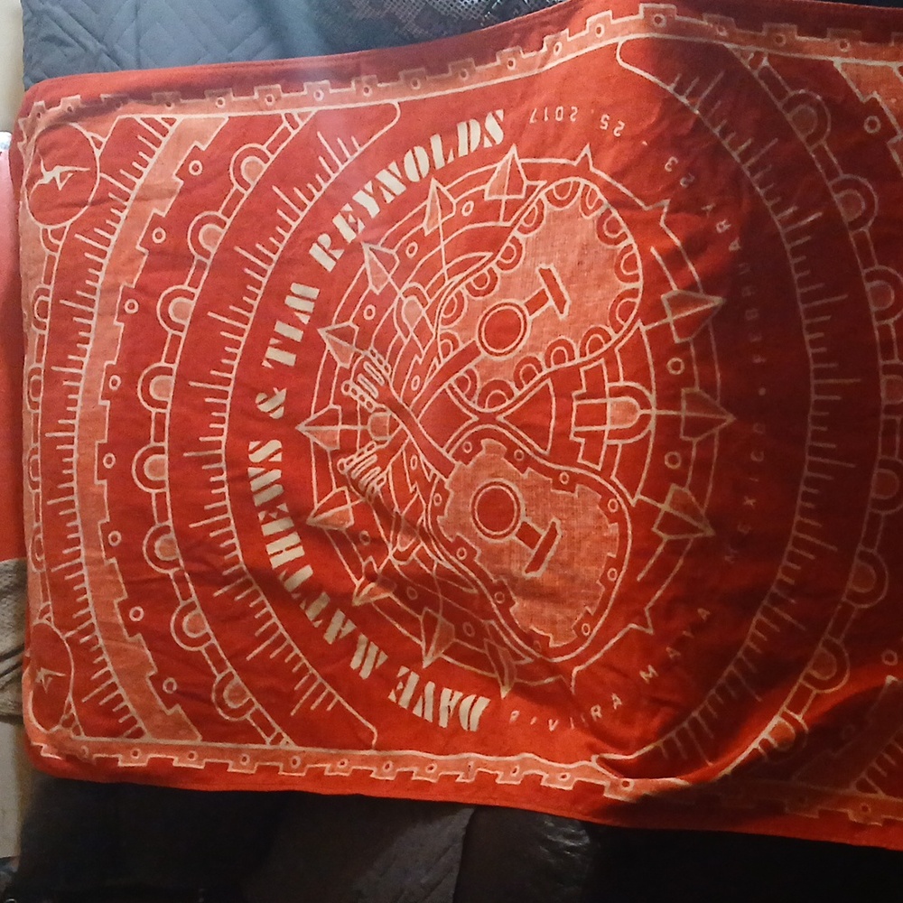 Dave Matthews & Tim Reynolds Concert 2017 Oversized Beach Towel (Never Used)